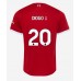 Günstige Liverpool Diogo Jota #20 Heim Fussballtrikot 2023-24 Kurzarm